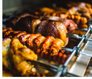 Geflügel am Grill
